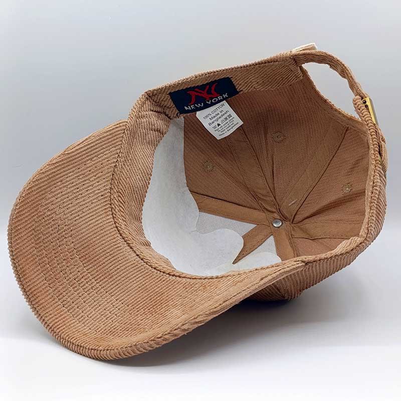 NY Corduroy Beige Cap
